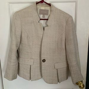 Banana Republic Cropped Sleeve Blazer